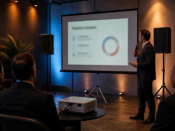 Equipamentos audiovisuais para eventos sociais em Campinas